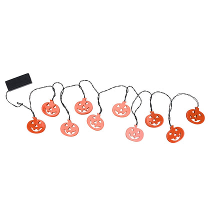 Glowing Jack O'Lantern String Lights