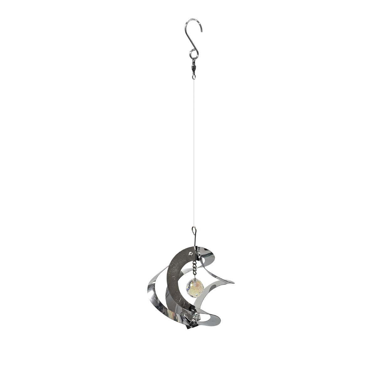 Chrome Mini Cosmix Garden Spinner