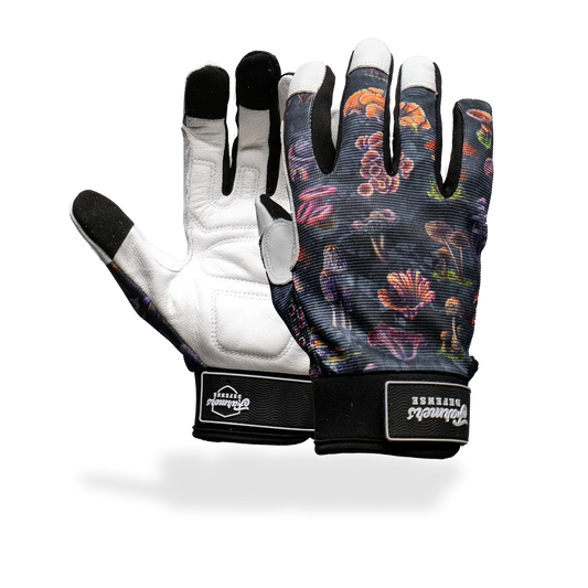 Garden Gloves - Leather - Fungi Foragers