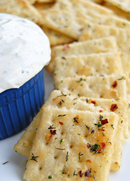 Saltine Crackers Artisan Rosemary Garlic