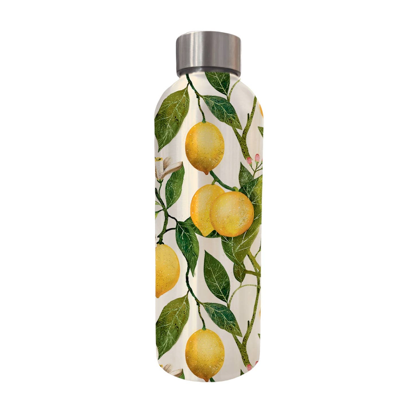 Stainless Steel 16 oz.  Insulated Bottle - Lemons