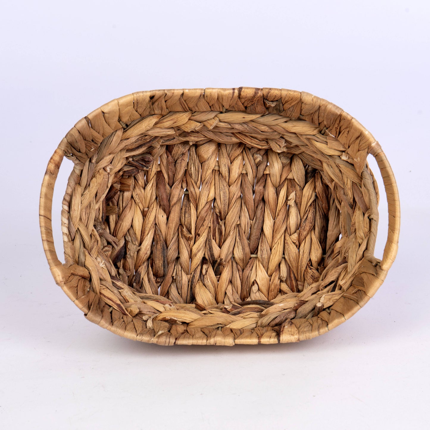 Oval Hyacinth Wire Tub