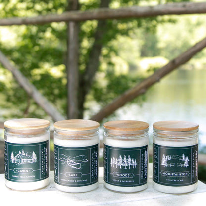 Soy Candle: Mountaintop - Woody & Fresh