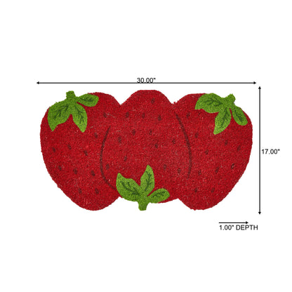 Strawberry Non-Slip Coir Mat Multi Summer