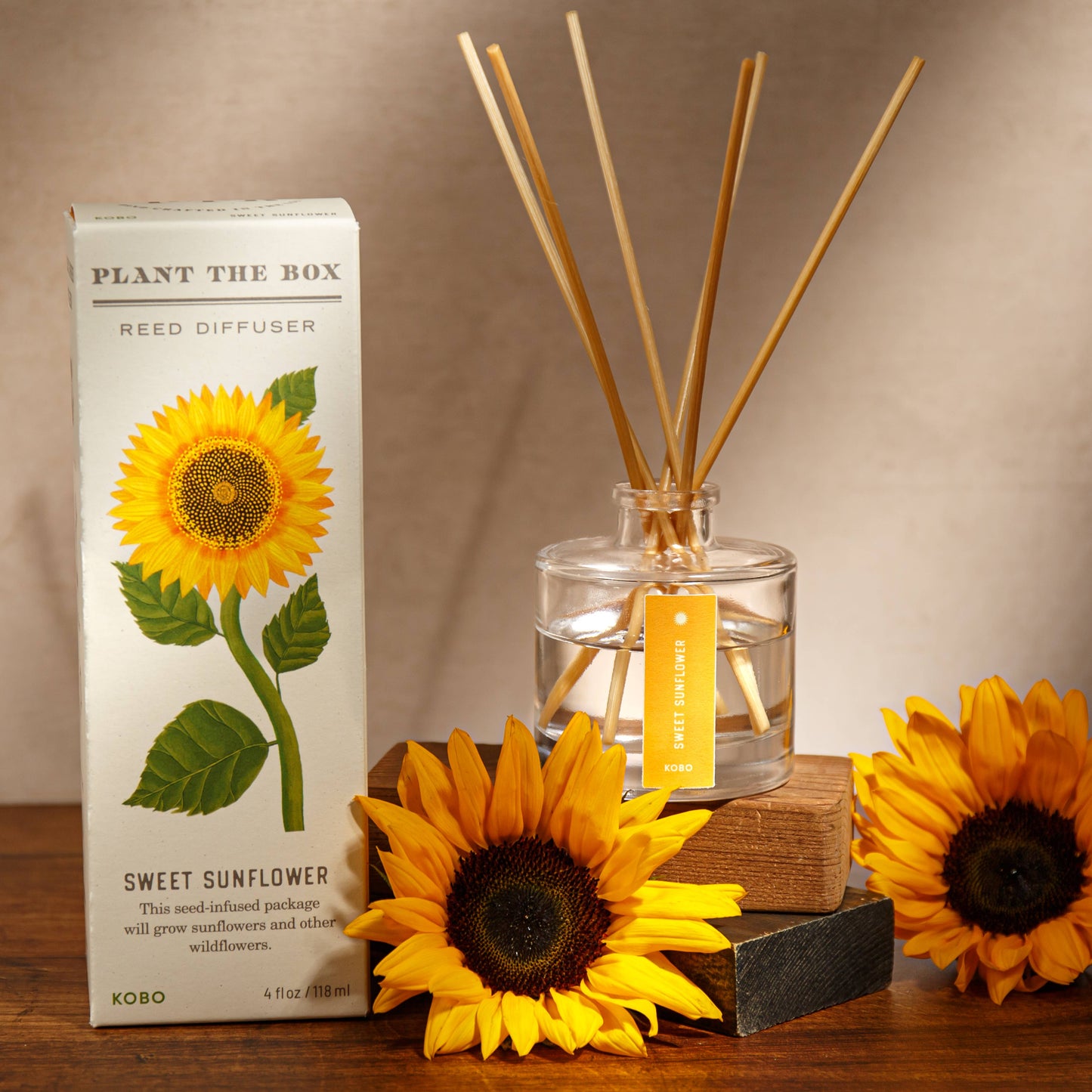 Sweet Sunflower - Plant the Box Diffuser - 4oz