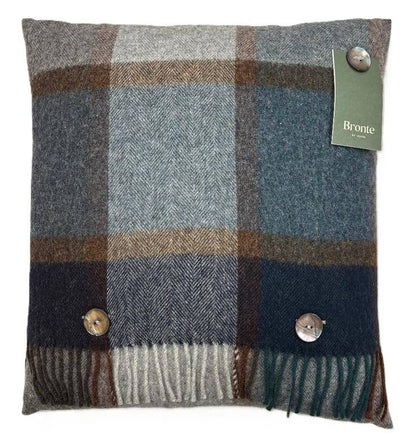 Pateley Damson Throw and Pillow - Merino Lambswool,