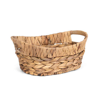 Oval Hyacinth Wire Tub