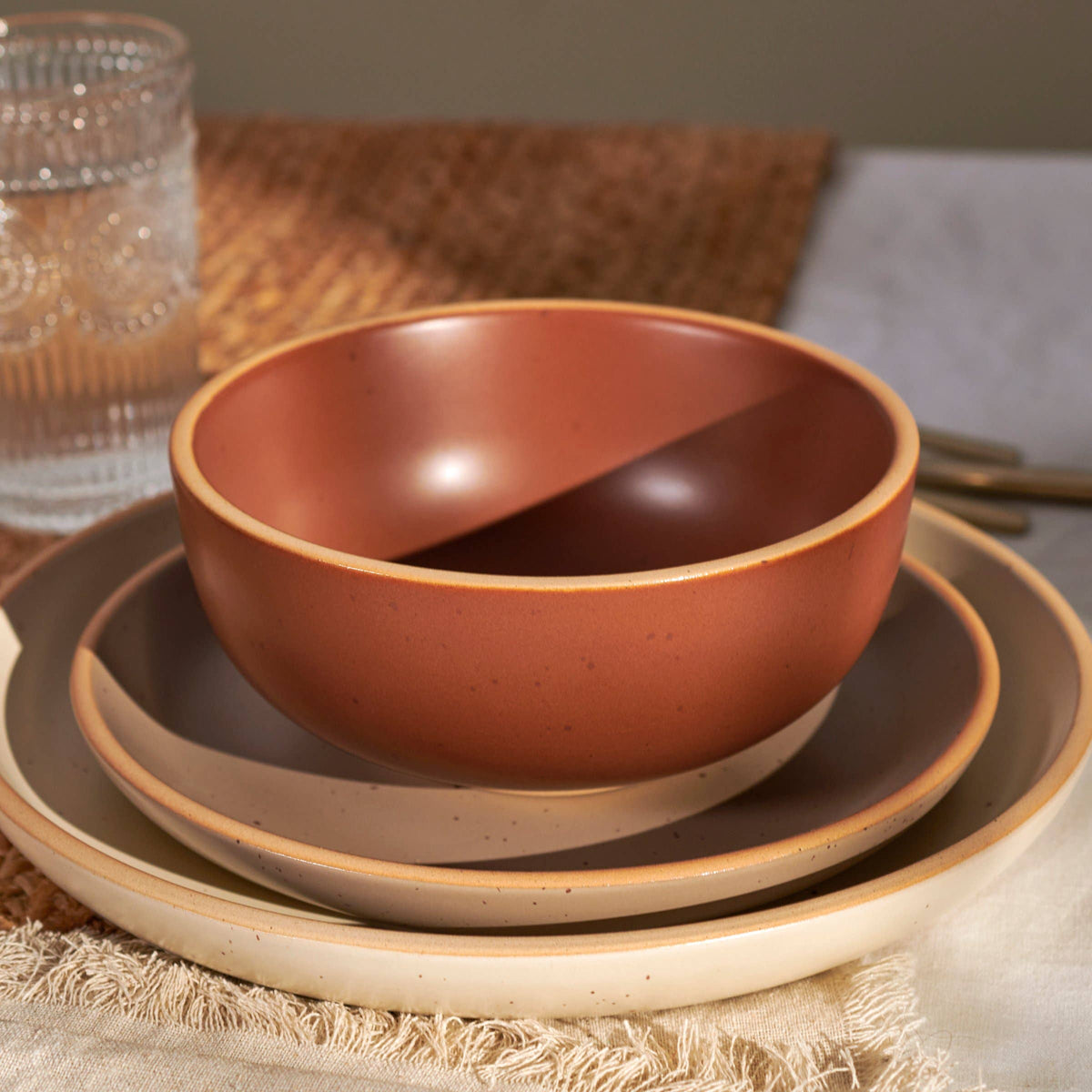 Red Cottage Bowl