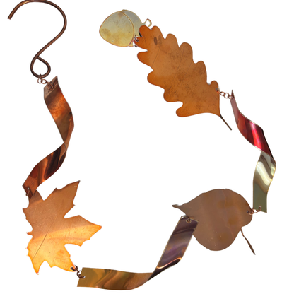 Natural Copper Mini-Chain Leaves