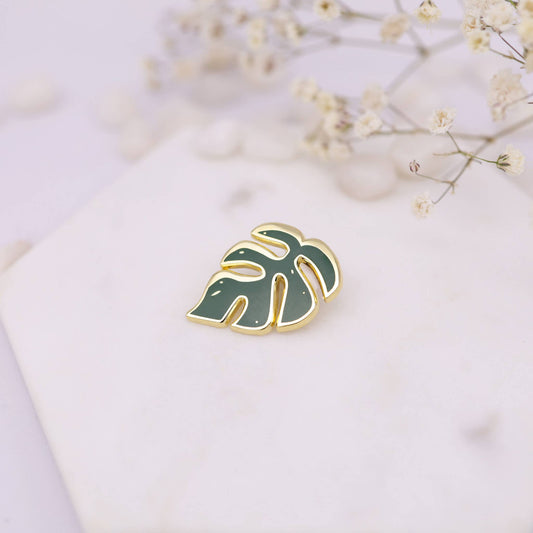 Rhaphidophora Tetrasperma Plant Enamel Pin