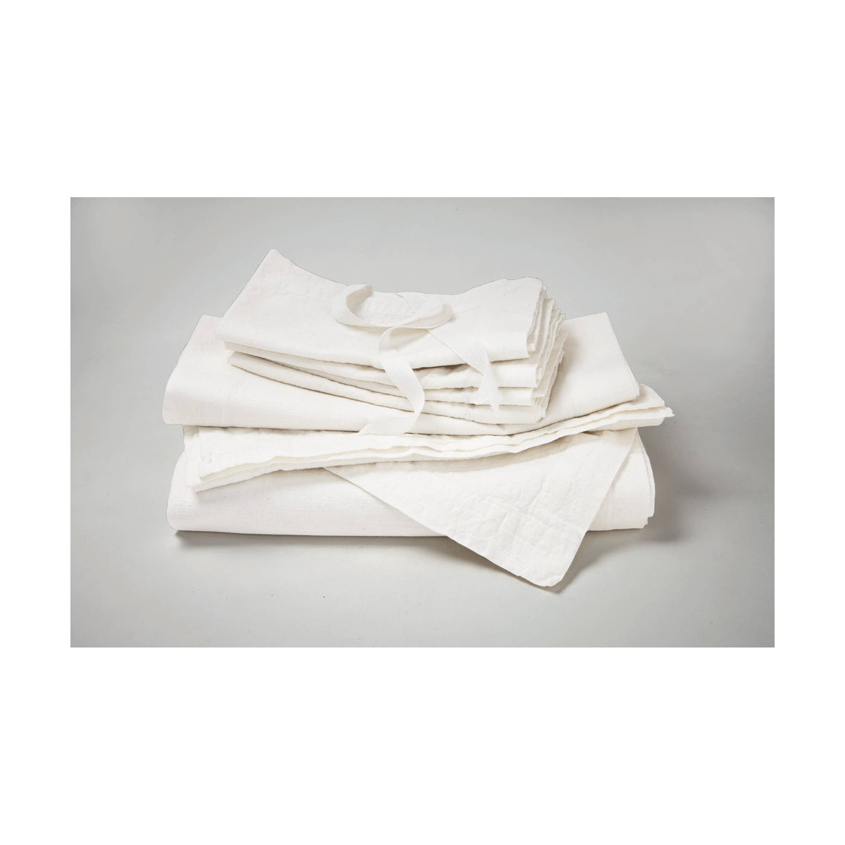 Threads Slub Napkin Set of 4 White Cotton
