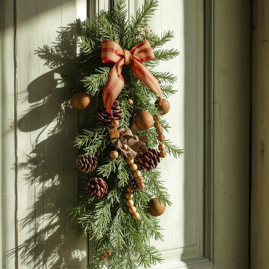 Make a Holiday Door Swag