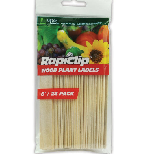 Rapiclip Wooden Plant Label 24/8"