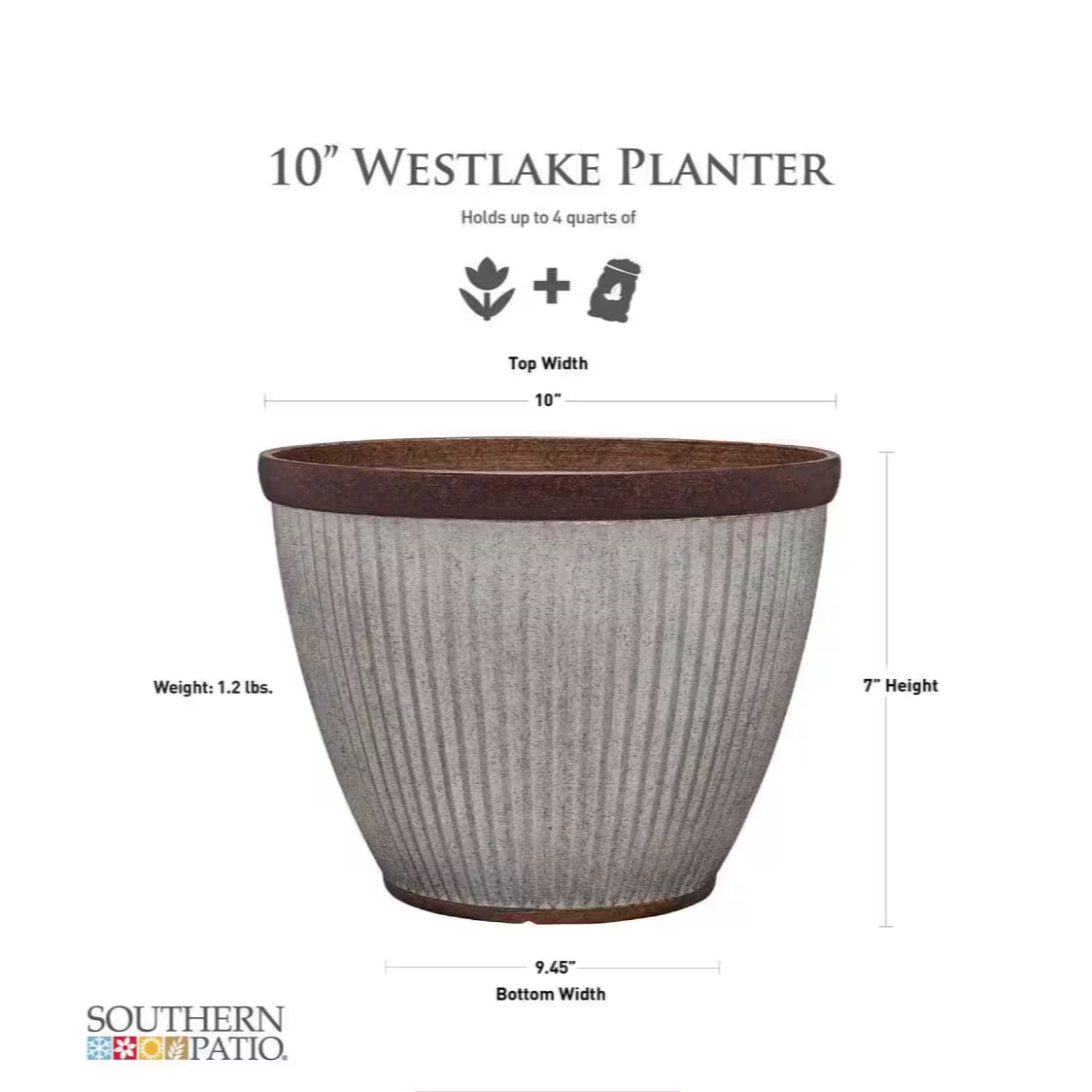 Westlake Round Planter