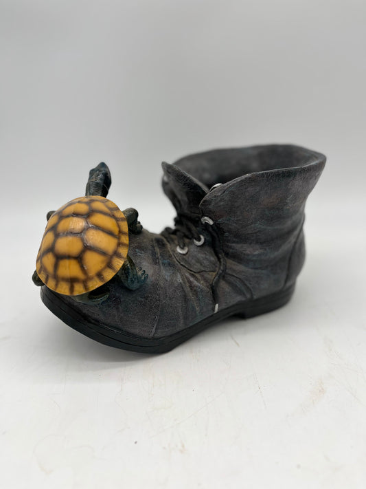 Boot & Turtle Planter w/ Drainage