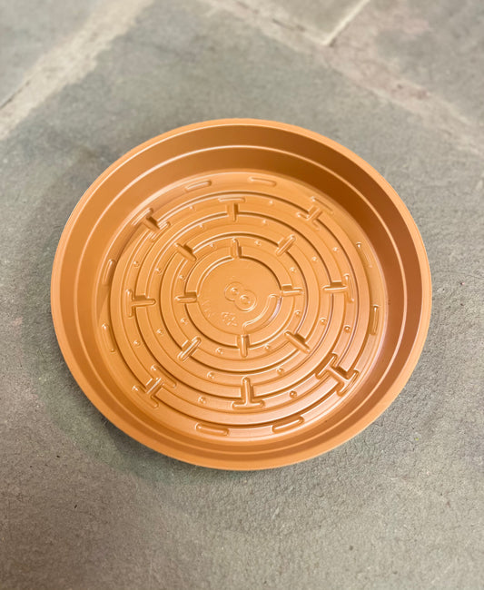 Vinyl Saucer- Terracotta